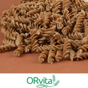 Makaron orkiszowy pełnoziarnisty świderki bez jaj 400g Orvita