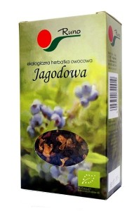 Ekologiczna herbatka jagodowa 100g Runo