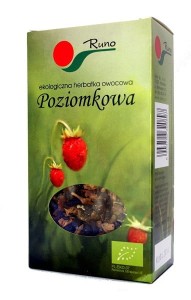 Ekologiczna herbatka poziomkowa 100g Runo 