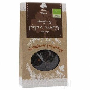 Pieprz czarny ziarno 50g - Ekologiczne przyprawy - Dary Natury