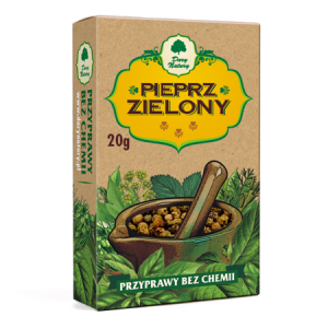 Pieprz zielony 20g - Przyprawy bez chemii - Dary Natury