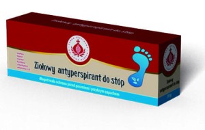 Ziołowy Antypespirant do stóp 50g