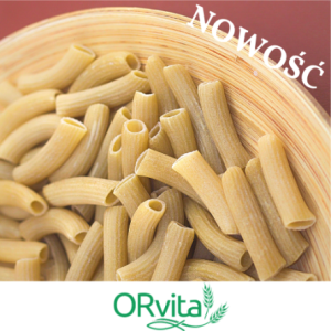 Makaron orkiszowy rigatoni jajeczny 400g Orvita