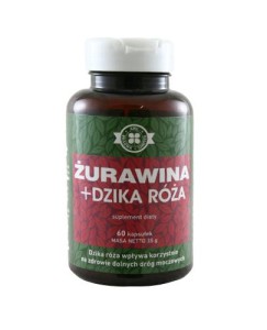 Żurawina + dzika róża 60 kapsułek A-Z Medica