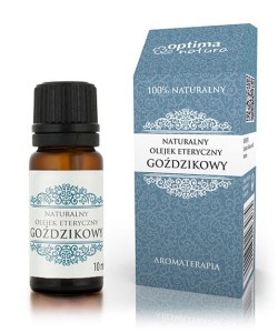 Naturalny olejek eteryczny goździkowy 10ml Optima Natura