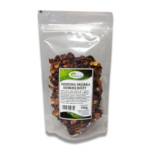Dzika róża suszona skórka owocu bez pestek 100g