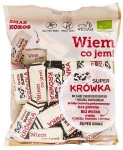 Krówki Kokosowe Bezglutenowe Bio 150 G - Super Krówka