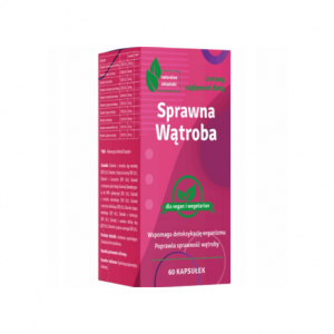 SPRAWNA WĄTROBA ZIOŁOWY SUPLEMENT DIETY WSPOMAGAJĄCY PRACĘ WĄTROBY (60 KAPS) PCF
