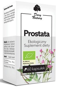 KAPSUŁKI NA PROSTATĘ BIO 60 szt. (290 mg) - DARY NATURY