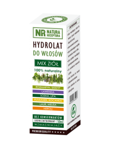 Hydrolat do włosów mix ziół 50 ml Natura Receptura