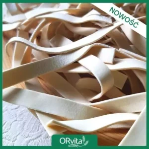 MAKARON ORKISZOWY JASNY 3 jajeczny, 400g, Fettuccine Orvita