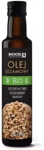 Olej sezamowy tłoczony na zimno nierafinowany BIO 250ml Biooil 