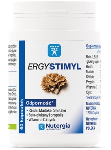 ERGYSTIMYL Nutergia 60 kaps Reishi Maitake Shiitake Odporność