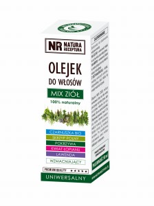 Olejek do włosów MIX ZIÓŁ 50 ml Natura Receptura