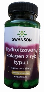 Swanson Hydrolizowany kolagen z ryb typu I 60kaps