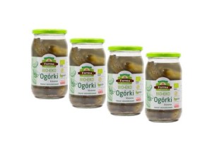 Bio ogórki kiszone niepasteryzowane 700g