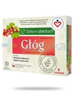 Colfarm Głóg 30 tabletek