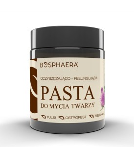 Oczyszczająco - peelingująca pasta do mycia twarzy 100g BOSPHAERA