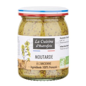 MUSZTARDA STAROFRANCUSKA L'ANCIENNE BIO 210 g - LA CUISINE D AUTREFOIS