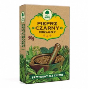Pieprz czarny mielony 50g - Przyprawy bez chemii - Dary Natury