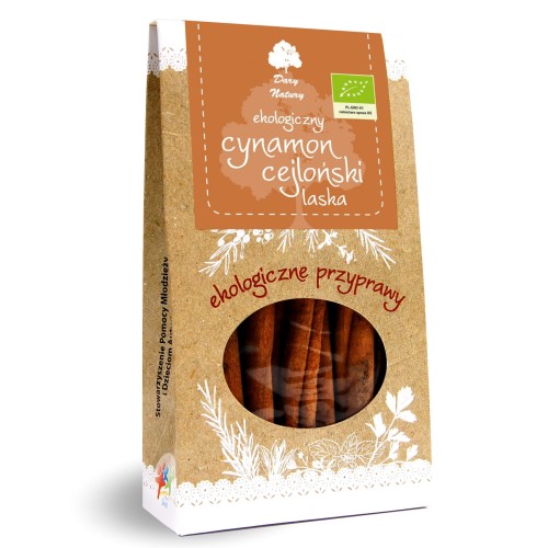 Cynamon cejloński laska 30g - Ekologiczne przyprawy - Dary Natury.jpg