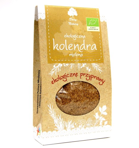 Kolendra mielona 30g - Ekologiczne przyprawy - Dary Natury.jpg