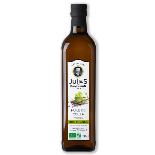 Olej rzepakowy virgin omega 3 BIO 500 ml - Jules Brochenin.jpg