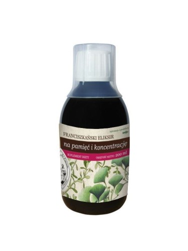 Franciszkański Eliksir na pamięć i koncentrację - 250ml - Herbarium św. Franciszka.jpeg