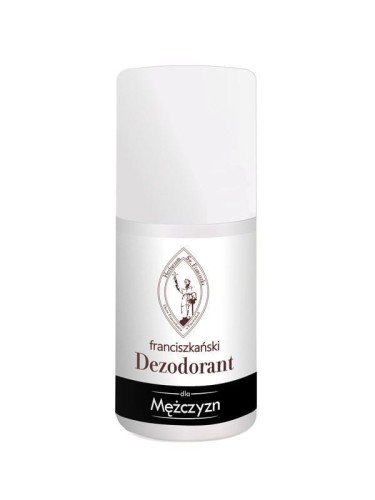 Franciszkański Dezodorant dla mężczyzn rollon - 60ml - Herbarium św. Franciszka.jpeg