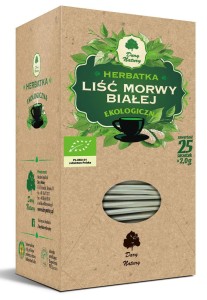 Dary Natury Liść morwy białej, herbatka ekologiczna, 2 g x 25 saszetek
