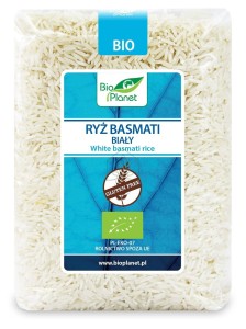 Ryż Basmati Biały Bezglutenowy BIO 1 kg Bio Planet
