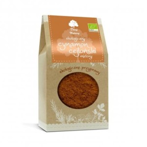 CYNAMON CEJLOŃSKI MIELONY EKO 200 G PRZYPRAWA DARY NATURY