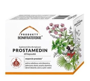 Prostamedin - Bonifraterski produkt na prostatę i drogi moczowe, 60 kapsułek