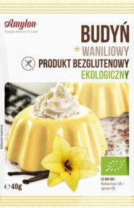 Budyń Waniliowy Bezglutenowy Ekologiczny 40g - Amylon