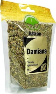 Damiana - skrawki liści 50g Astron 