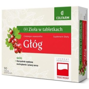 Głóg 90 tabletek Colfarm