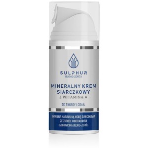Mineralny krem siarczkowy z witaminą A 100 ml Sulphur