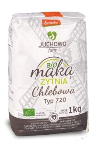 Mąka żytnia chlebowa Typ 720  Bio Demeter Juchowo