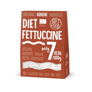 Makaron shirataki fettuccine (Konjac Noodles) BIO 300g - DIET-FOOD