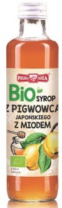 POLSKA RÓŻA Syrop z pigwowca z miodem BIO 250 ml