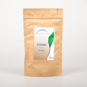 Stewia liść mielony 100 g Nanga
