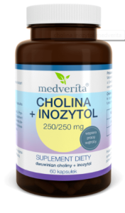 MEDVERITA Cholina + Inozytol 250/250 mg 60 kaps.