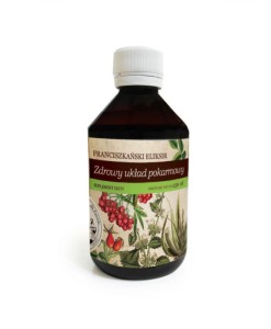 Franciszkański Eliksir ZDROWY UKŁAD POKARMOWY 200 ml Herbarium  św. Franciszka