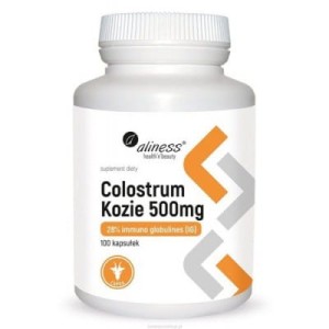 Aliness COLOSTRUM KOZIE 100 kapsułek - 500 mg
