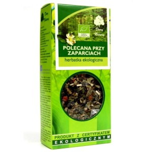 HERBATKA POLECANA PRZY ZAPARCIACH EKO (50 G) Dary Natury