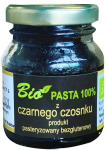 Pasta z czarnego czosnku bezglutenowa BIO 80g - Przetwory z natury