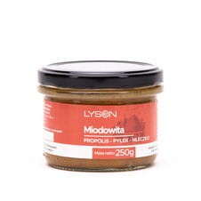 Miodowita - miód z pyłkiem, mleczkiem i propolisem 250g Łysoń