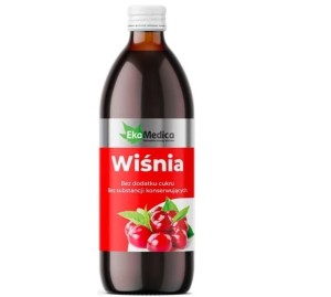 SOK WIŚNIA 100% EKAMEDICA 0,5L 