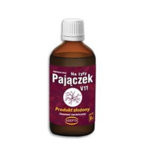 ASEPTA Pajączek V11 - krople na żyły 30ml