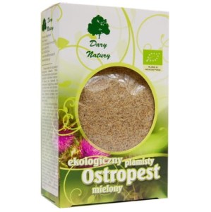 Ostropest plamisty mielony Ekologiczny 100g Dary Natury